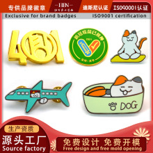 Customize 金属徽章学校校徽活动企业纪念logo锌合金珐琅烤漆胸章