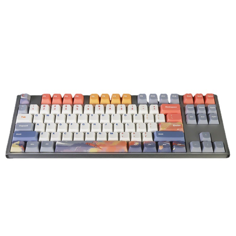 Rapid Theme Mechanical Keyboard Keycaps Original Height Pbt Material Five-Sided Sublimation Spot Factory Wholesale