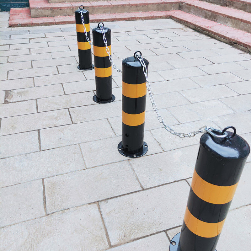 挡车器活动防撞柱加厚钢管警示柱隔离路地桩物业小区拦车立桩路障