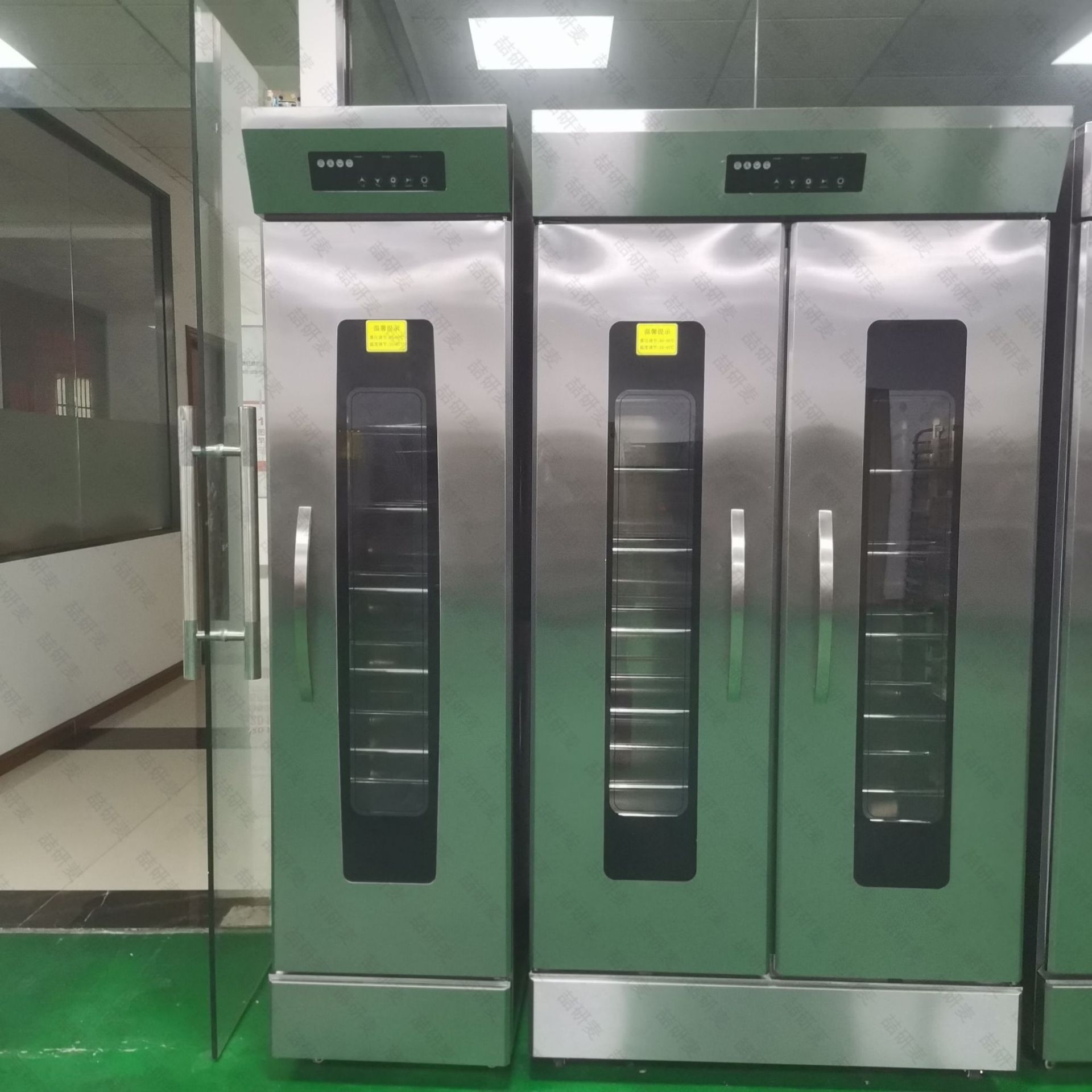 商用双开门32盘面团发酵箱 热风循环温湿双控醒发机 烘焙发酵设备