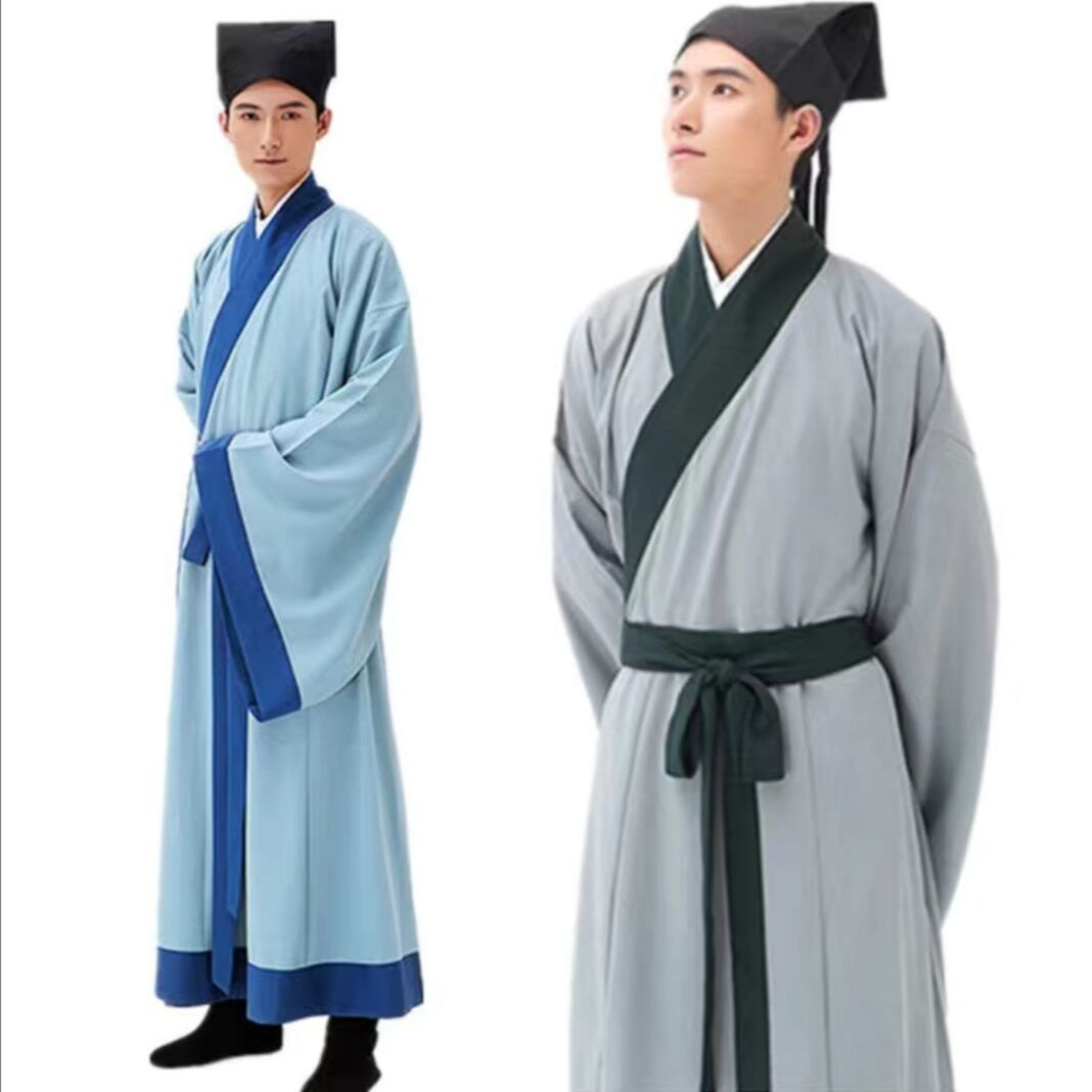 古装男宋朝公子服装书生秀才服 古代江南才子汉服 影视演出服戏服