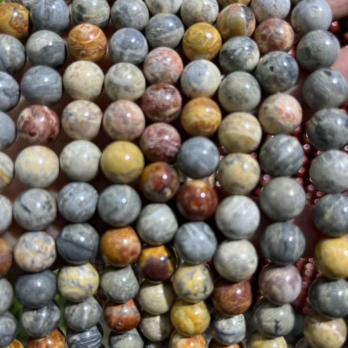 天眼石 光面圆珠10mm eye in the sky round beads散珠批发手串