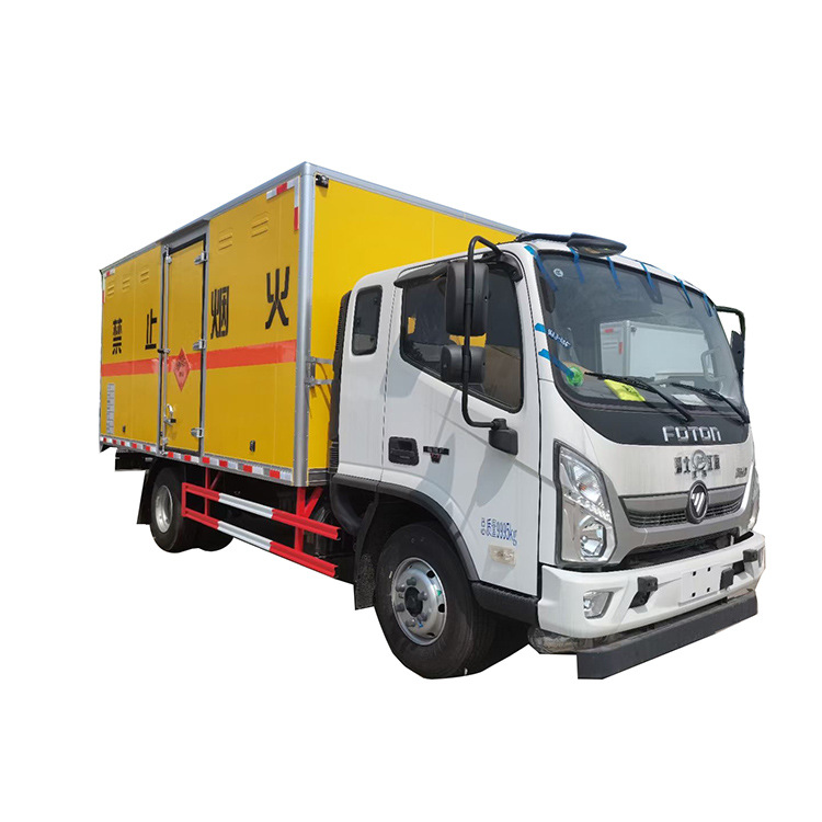 奥铃5吨危险品车 jdf5080xqyb6型爆破器材运输车一类四项危化品车