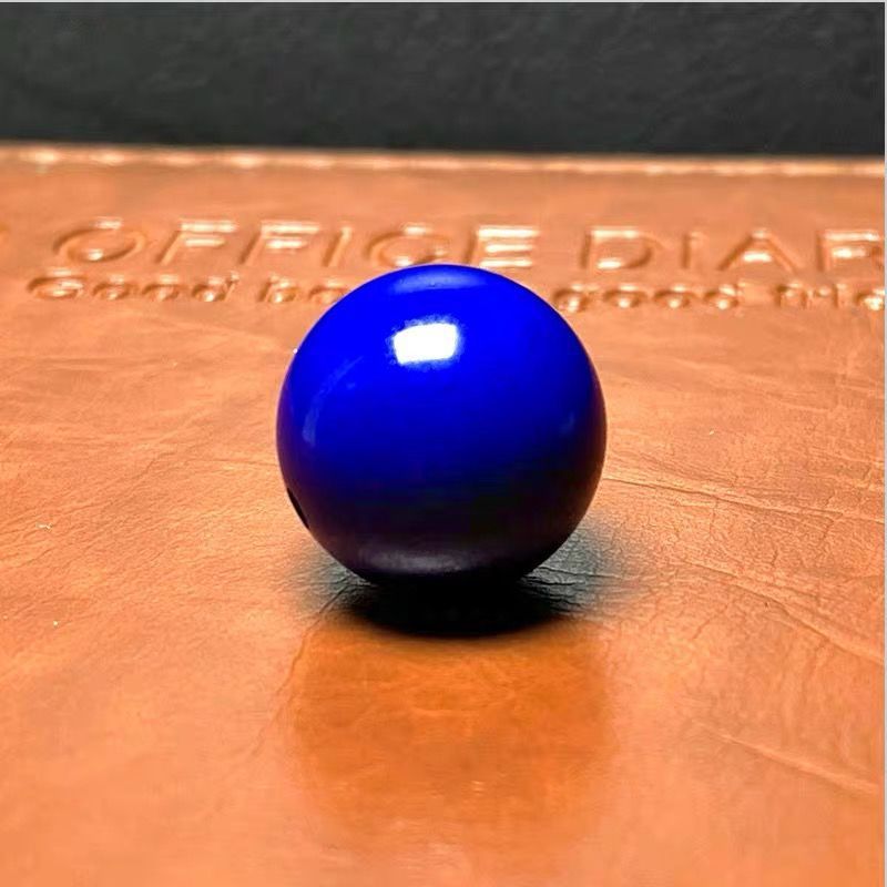 7收藏级原矿青金石散珠老矿帝王青无白无金多宝单珠文玩配珠