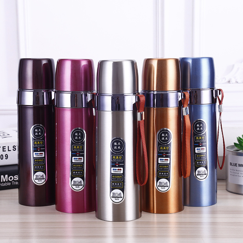 Stainless Steel Vacuum Cup Large Capacity Portable Insulation Cup Bullet Armor Iron Cup Advertising Gift Cup