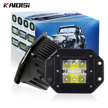汽车led工作灯 方形大面盖超亮聚光照明灯 越野车改装前照灯防水
