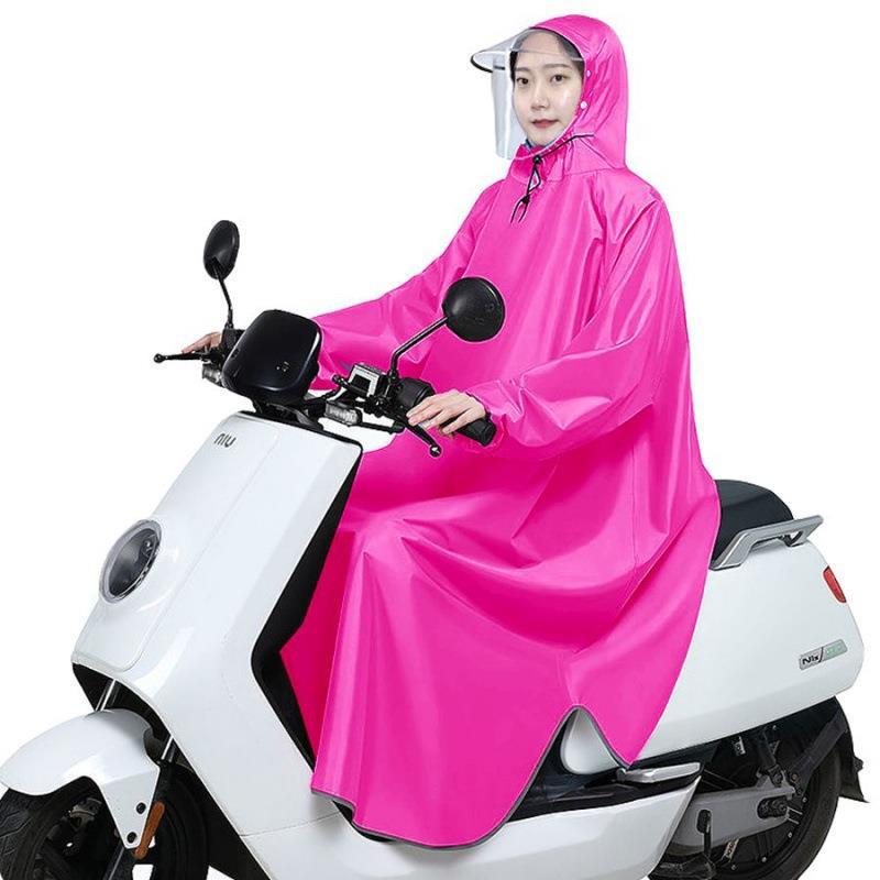 Men's Car Separation Poncho with Sleeves Raincoat Electric Car Motorcycle Single Person plus-Sized Thickened Bicycle Riding Raincoat
