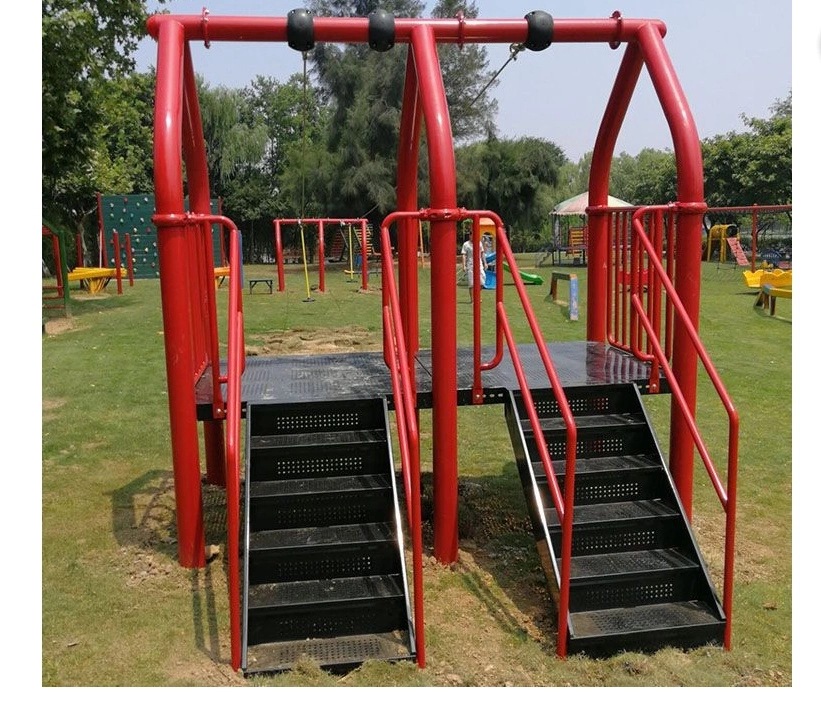 儿童溜索套装滑索手柄滑轮幼儿园钢丝绳索道横渡室内户外运输设备