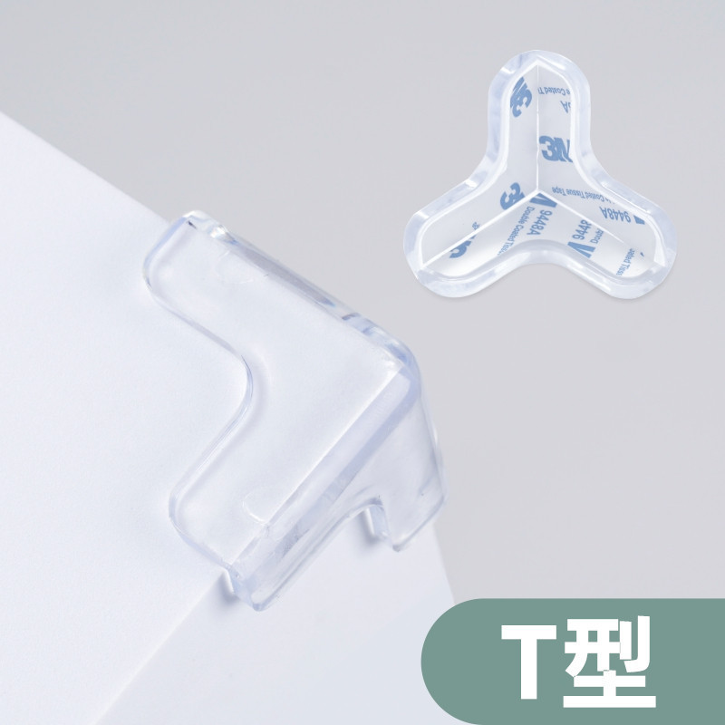 New Child Bumper Angle Transparent Thickened Household Table Corner Right Angle Protective Cover Baby Bump Proof Corner Protector Soft Package Stickers