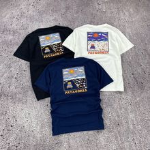 美式patagonia巴塔哥尼亚日出大道顶峰路男女同款流行夏季短袖T恤