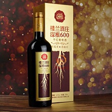 新疆楼兰酒庄葡萄酒 深根600干红葡萄酒12.5度750ml