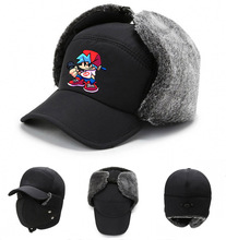 冬季保暖帽动漫黑色星期五之夜保暖防寒棉帽户外套头帽护耳雷锋帽