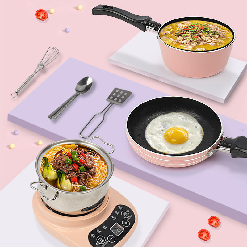 迷你小厨房真煮全套儿童可真实版做饭网红厨具套装过家家玩具批发