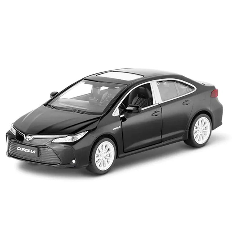 丰田授权卡罗拉仿真corolly合金车1:32模型开门收藏摆件儿童玩具