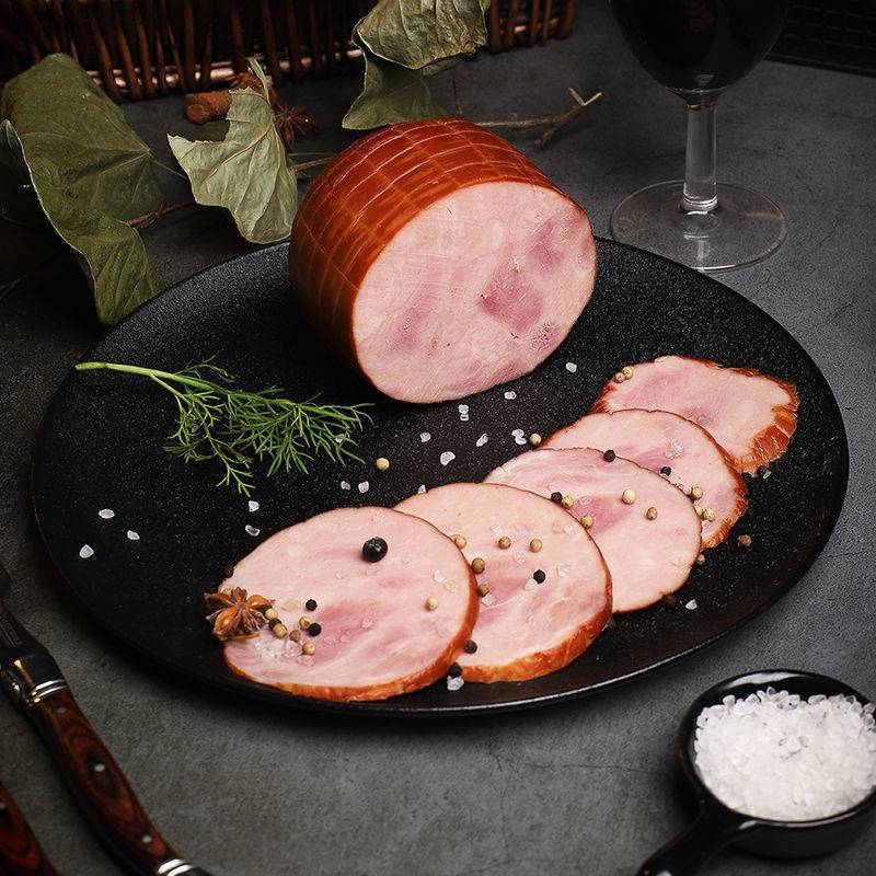 波尼亚德式黑森林火腿600g 培根早餐肉火腿片火腿肠香肠批发