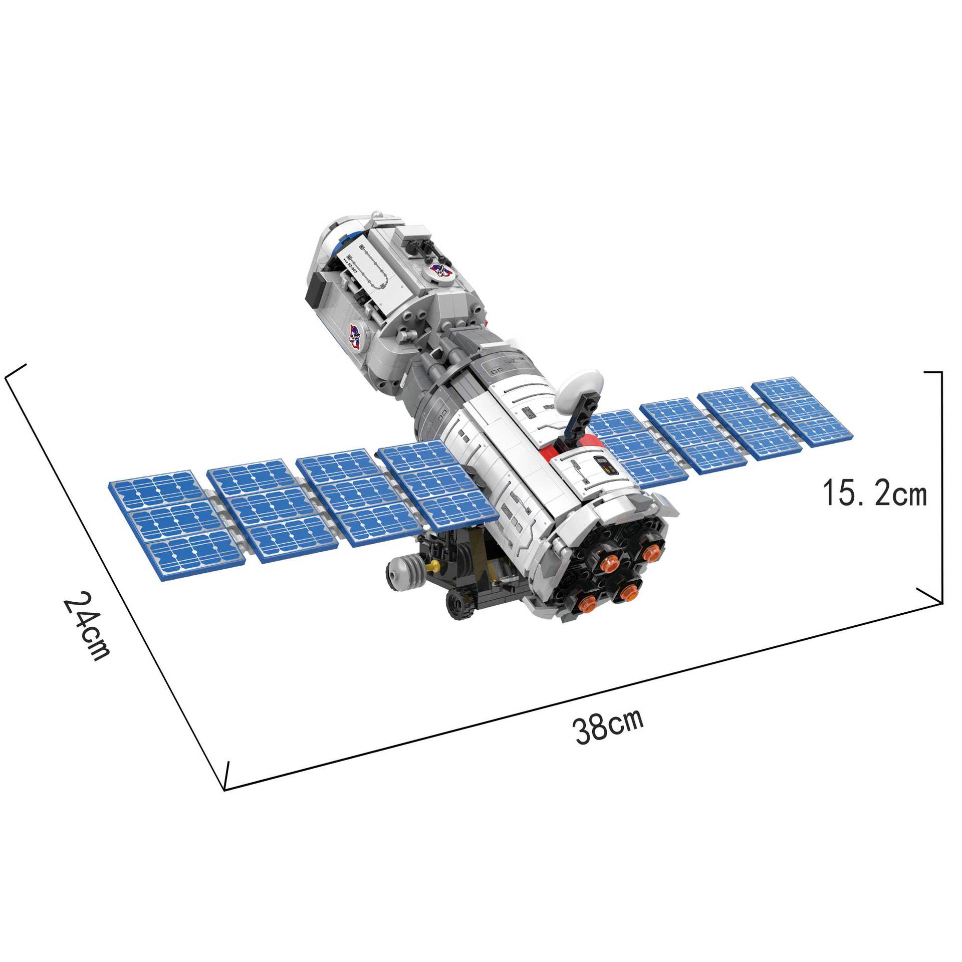 兼容乐高积木小盒装航天火箭系列8合1卫星太空站儿童益智拼装玩具