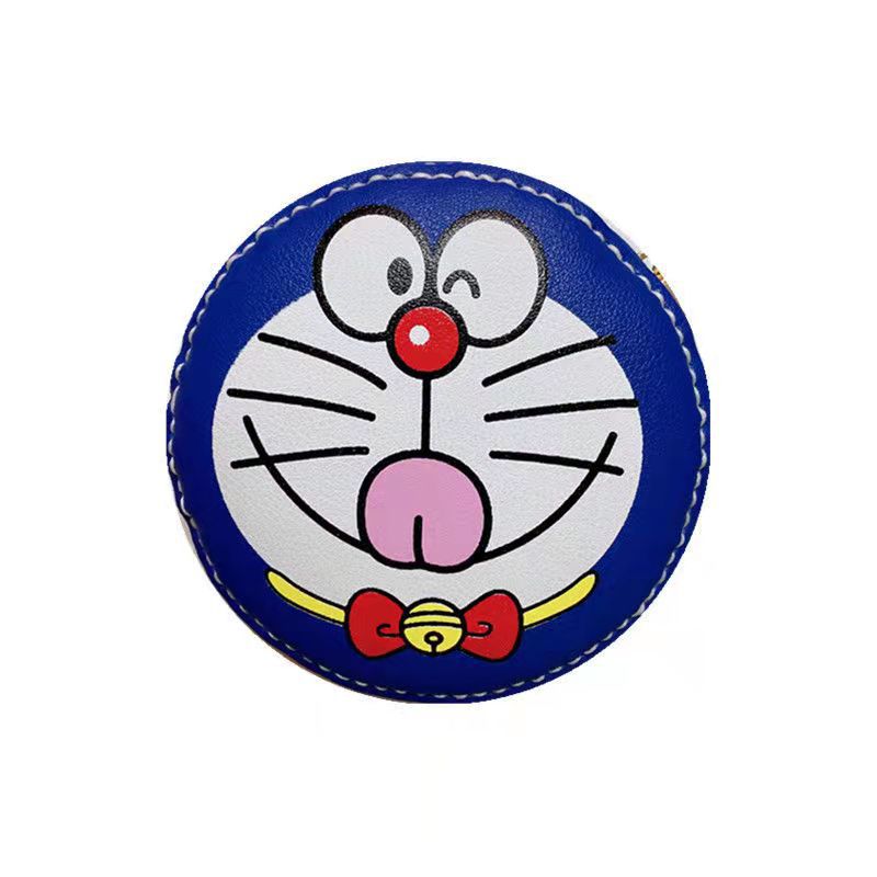 diy可爱包包小叮当猫蓝胖子时尚斜挎包包萌子手工卡通零钱包厂家