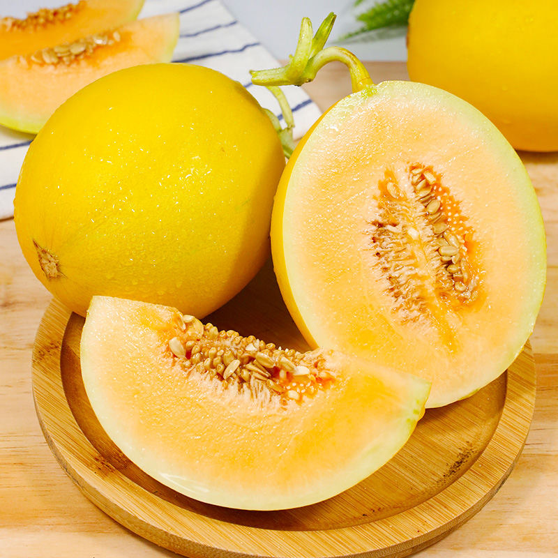 黄河蜜瓜当季新鲜孕妇水果哈密瓜甜瓜爆甜多汁5/9斤整箱批发