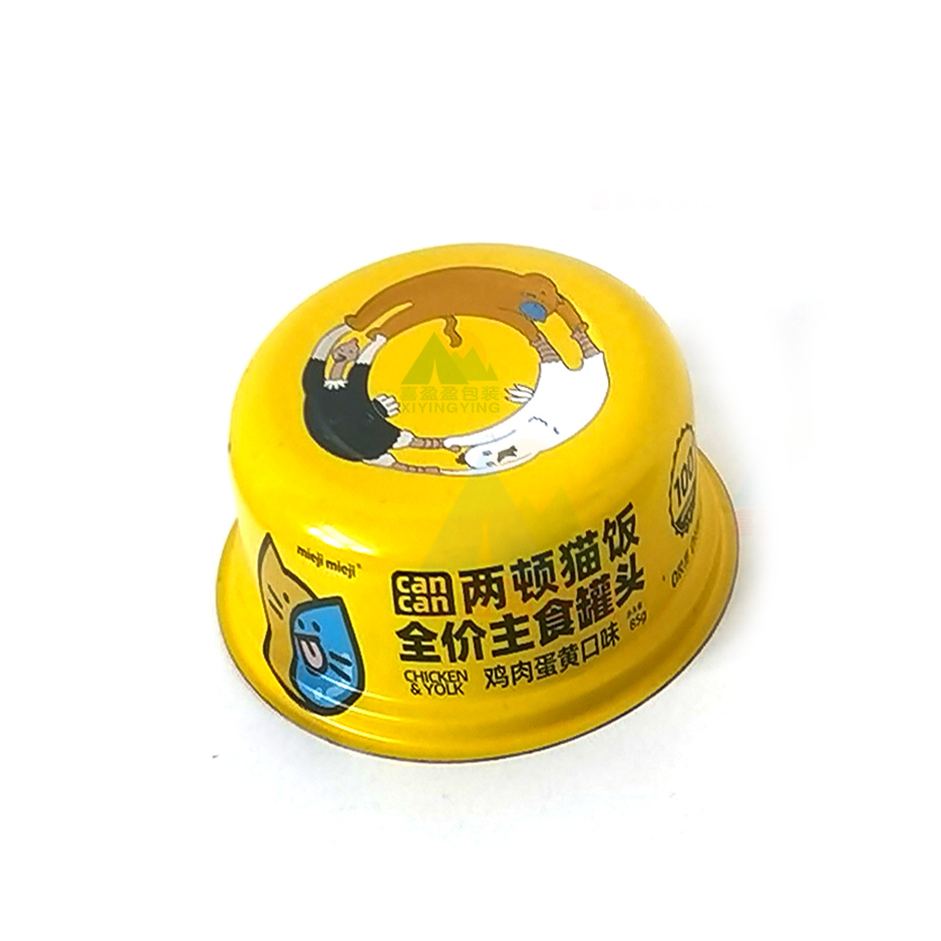 定制 731#全价主食罐两片罐 钵钵鸡85克食品罐 碗形扩颈不粘壁
