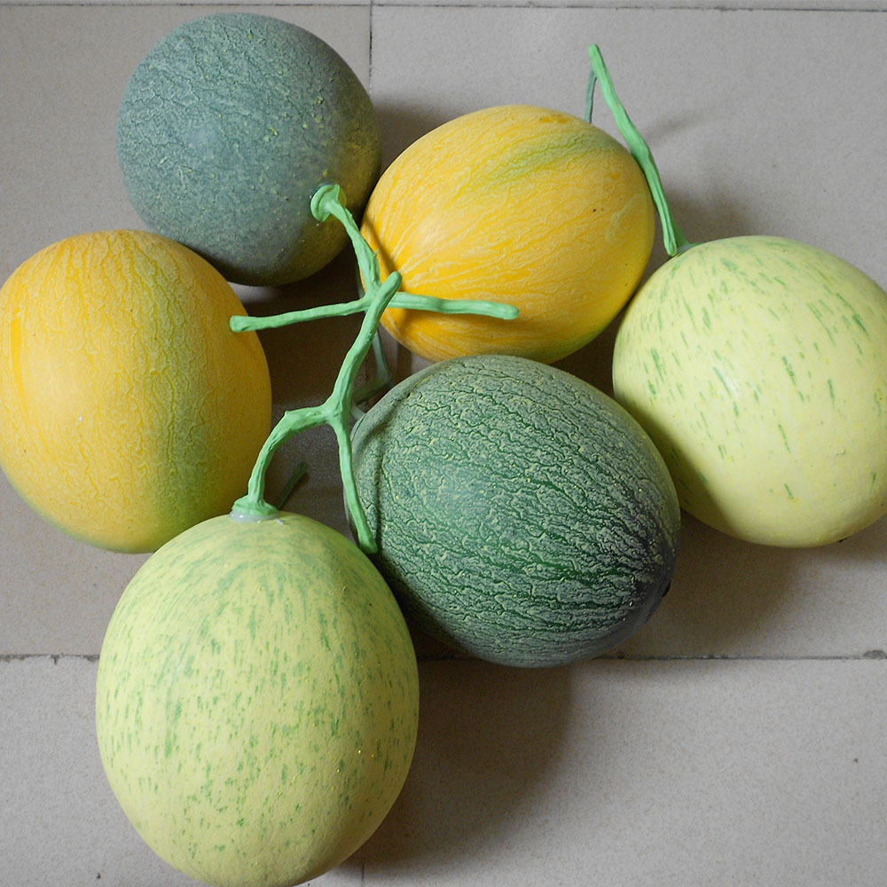 人造泡沫水果 仿真水果蔬菜 幼儿园认知摆件道具 仿真哈密瓜