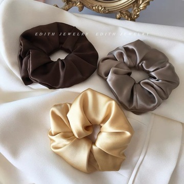 真丝发圈30姆米大肠圈桑蚕丝7大边宽加厚法式发饰速卖通-阿里巴巴