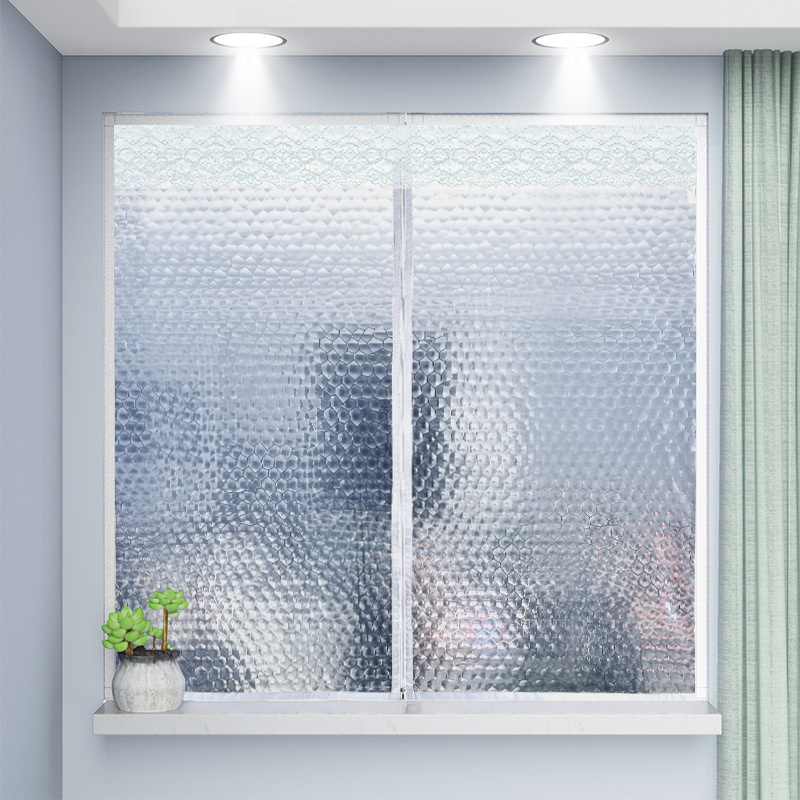 窗户保温膜双层玻璃贴膜隔寒隔热透明封窗膜冬季防寒防风加厚保暖