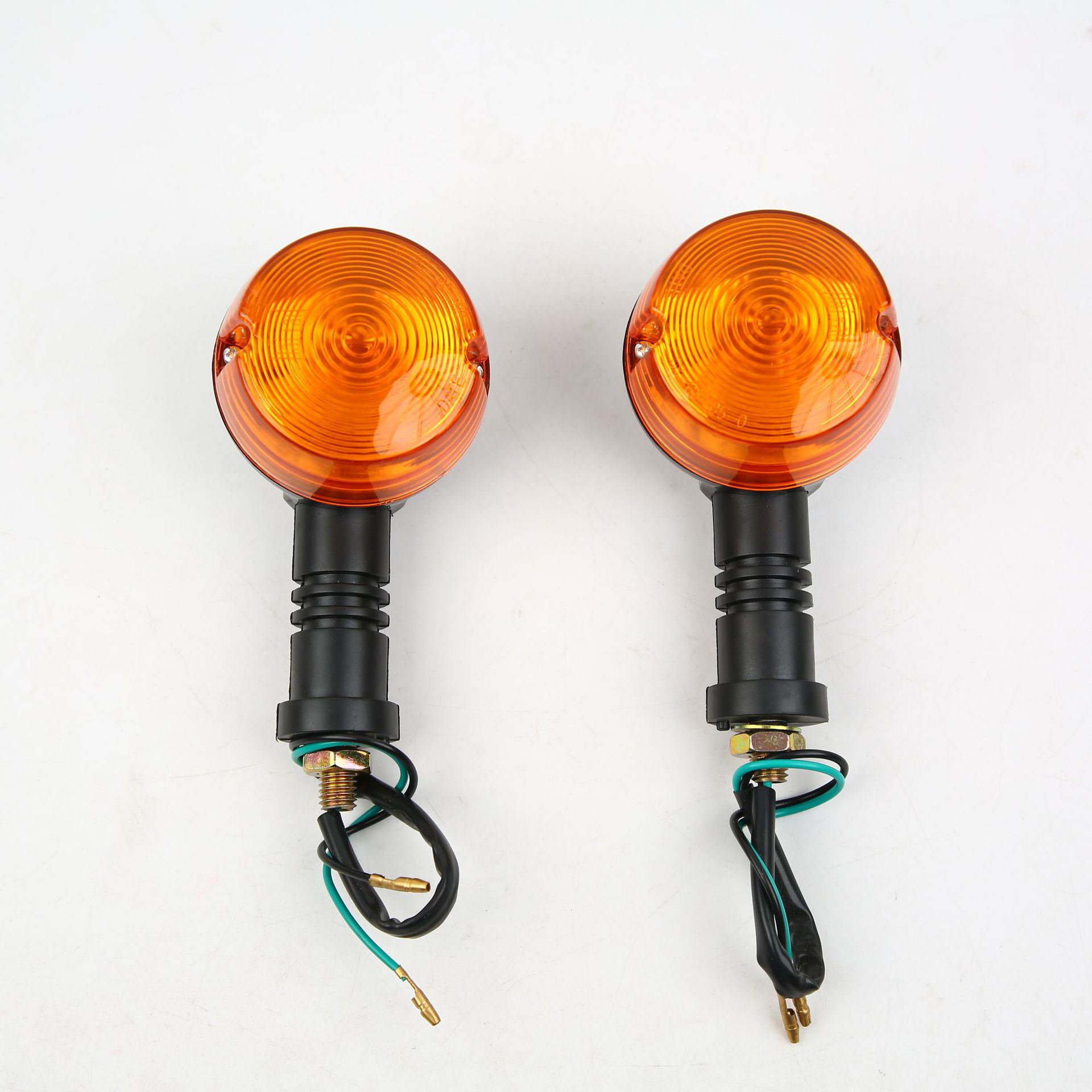 Export Motorcycle Steering Lamp Cross-Border Hot Selling Bajaj Bara Turn Light Cornering Lamp Bara round Long Handle