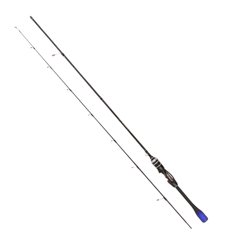 Solid Carbon Snakehead Rod Rod 1.8 M 1.98/1.68 M Ul Adjustable Medium and Fast Adjustable Lure Rod Straight Handle Pikestaff Micro Rod
