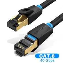 Cat8 Ethernet Cable RJ45 SSTP Patch Cable 40Gbps RJ 45 Lan跨