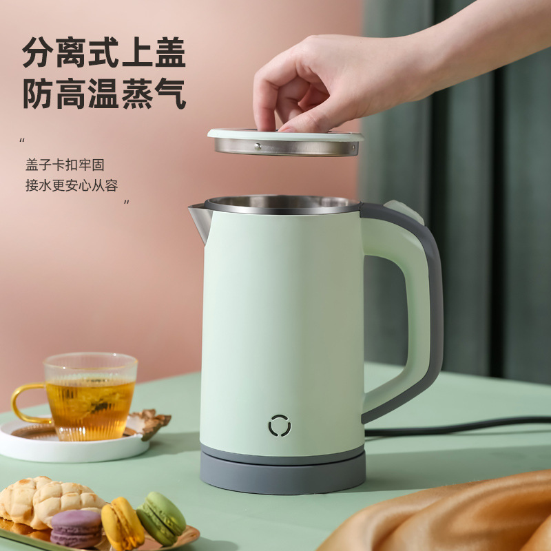 Appliance Electrical Kettle Cross-Border 110V Kettle Thickened 304 Stainless Steel Double-Layer Thermal Kettle Portable