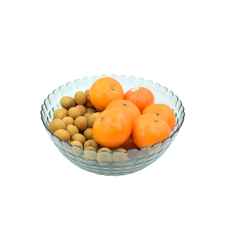 Household Fruit Plate Square Bowl PET Plastic Tray Candy Plate Melon Seeds Snack Simple More than Dried Fruit Tray