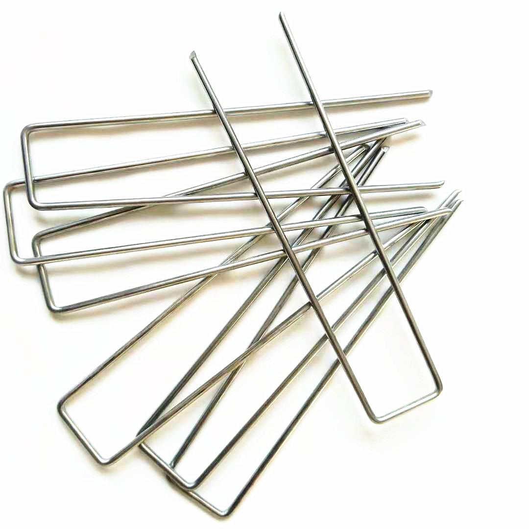 钢筋n型钉 地布土工膜钉 土工格栅施工 三维网固定用 地插 尖头