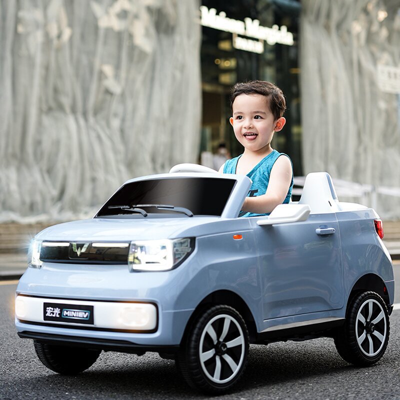 五菱宏光mini童车儿童电动车男女小孩可遥控玩具车可坐人四轮汽车