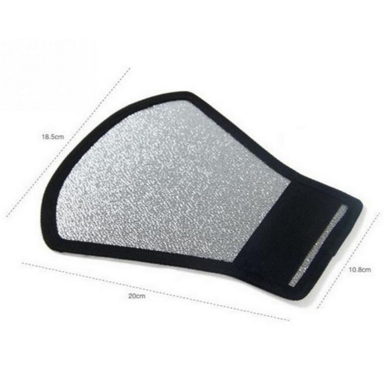 单反相机外置闪光灯 机顶灯挡光板柔光罩 柔光板银白反光板-阿里巴巴