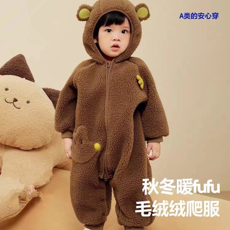 Baby 2023 New Boys' and Girls' Outing Jumpsuit Baby Romper Romper Baby Clothes New Fashion