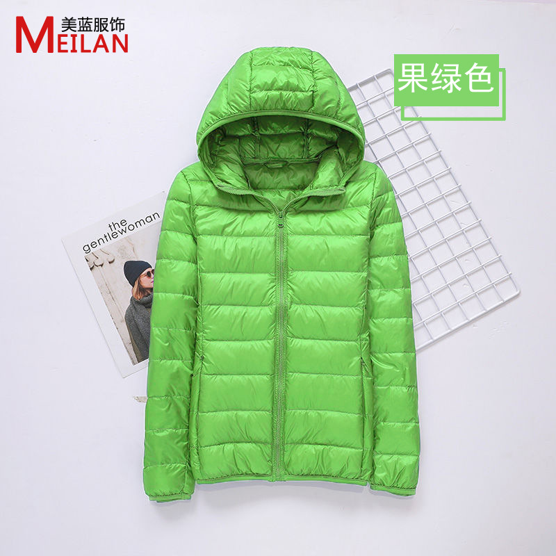 down Jacket Women's 2023 New Short Lightweight Thickened Thermal Slim Fit Korean Style White Duck down Fashionable Jacket Wholesale