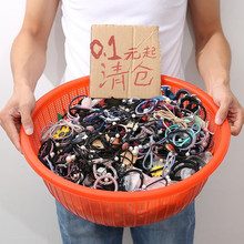 促销低价发圈义乌一元店地摊货源发绳批发小皮筋发圈头绳发饰
