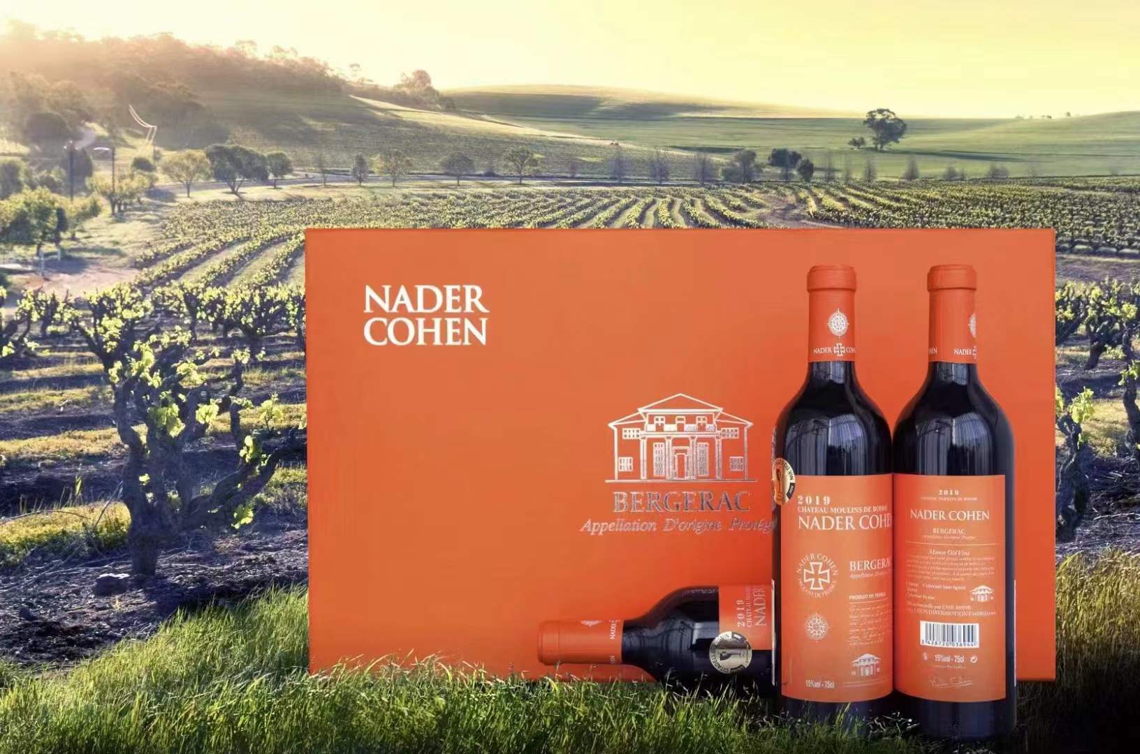 纳德科恩庄园老藤 法国进口红酒aop级干红葡萄酒 橙标蓝标 6支装