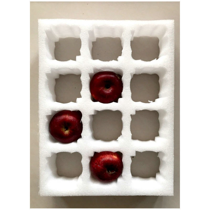 批发苹果梨子珍珠棉水果托包装 epe水果快递包装泡沫内托内衬