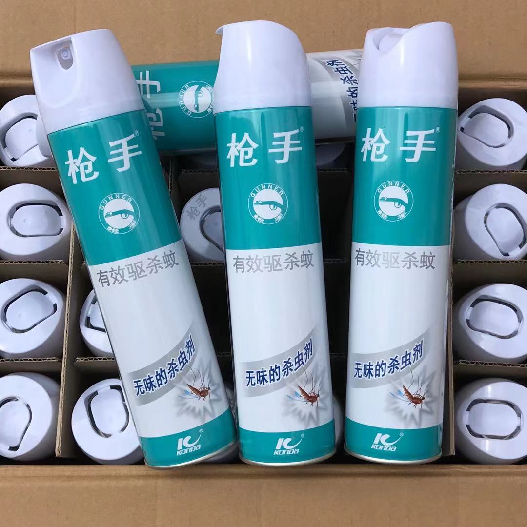 厂家批发枪手无味杀虫剂600ml有效驱杀蚊剂无香杀虫喷雾剂