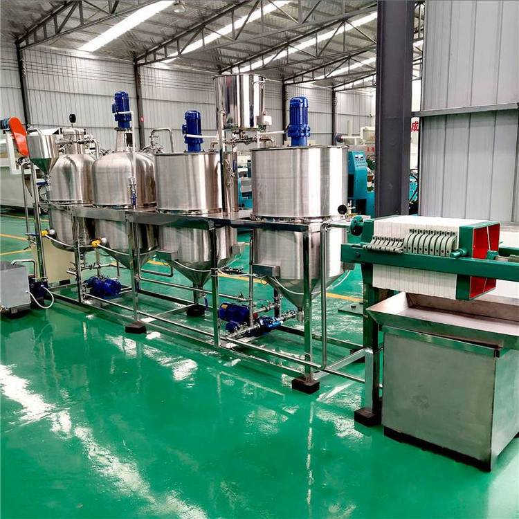 核桃食用油精炼机 茶籽油压榨过滤生产线 植物油去杂质设备 现货