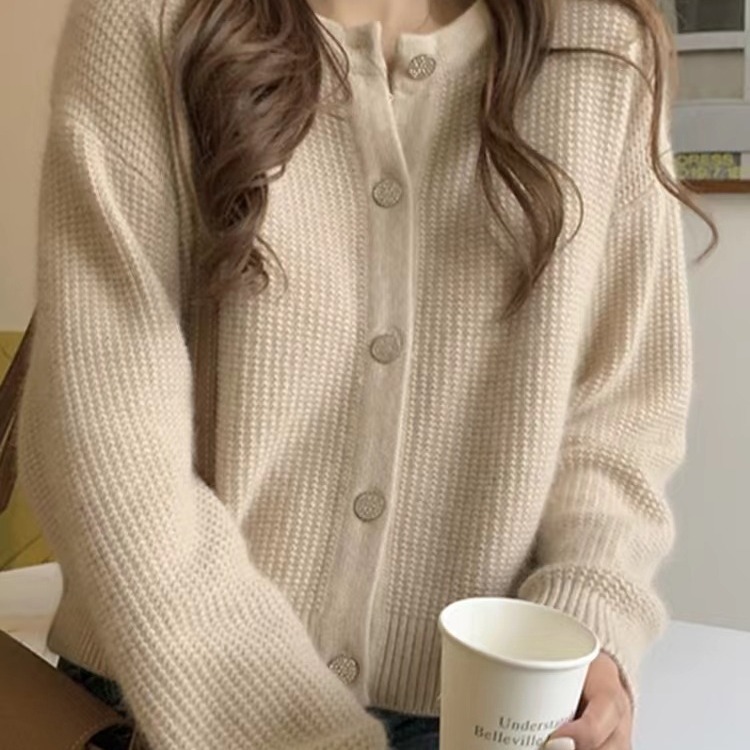 2023 New Fall Women's Clothing Idle Style Knitwear Cardigan Women's Korean-Style Small Sweater Coat Women's Fashionable Top Women Clothes