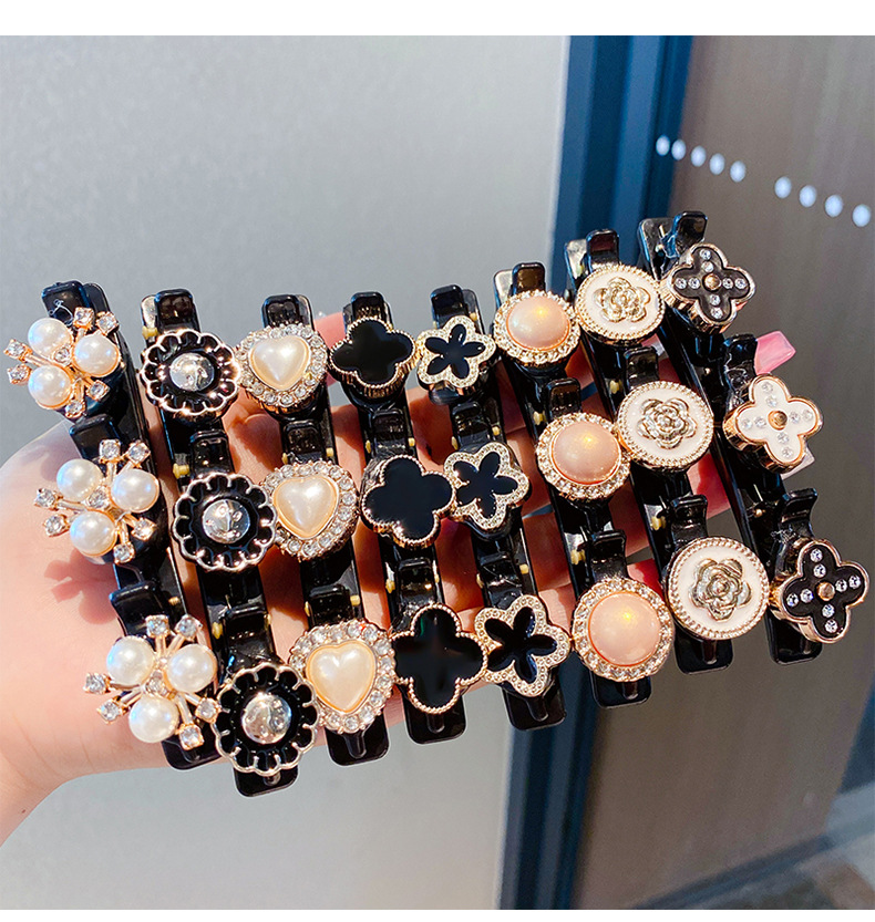 刘海碎发整理神器发卡发箍网红新款发夹头箍头饰女编发夹子