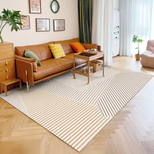 跨境日式侘寂风客厅地毯地垫简约装饰卧室床边毯亚马逊代发沙发毯