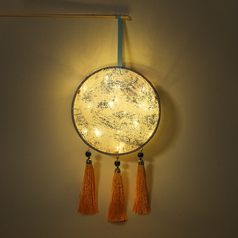 古代房灯手提宫灯diy制作花灯元宵节灯笼拍照恭喜新年彩色书房灯