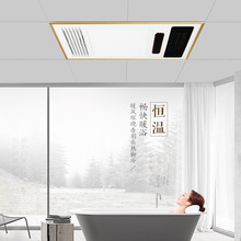 智能浴室卫生间浴霸集成吊顶排气扇一体机暖风机取暖器批发