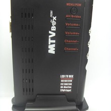 LCD TV BOX 模拟电视盒 VGA显示器上看电视 AV转VGA功能