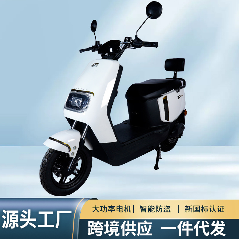 40新款60v电动车72v电动摩托车成人踏板两轮外卖专用高速长跑电摩