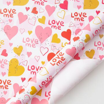 专供 80g铜版纸情人节礼物包装纸节日礼品 礼物包装纸爱心包装纸