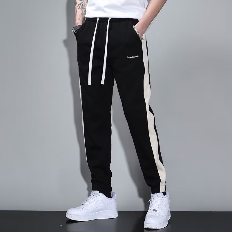 休闲裤男款直筒裤潮牌美式男裤阔脚裤垂感裤子男士运动裤卫裤长裤